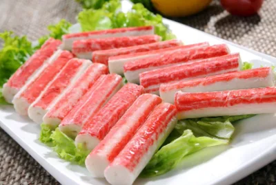 Bastoncini di granchio imitazione surimi congelati per sushi